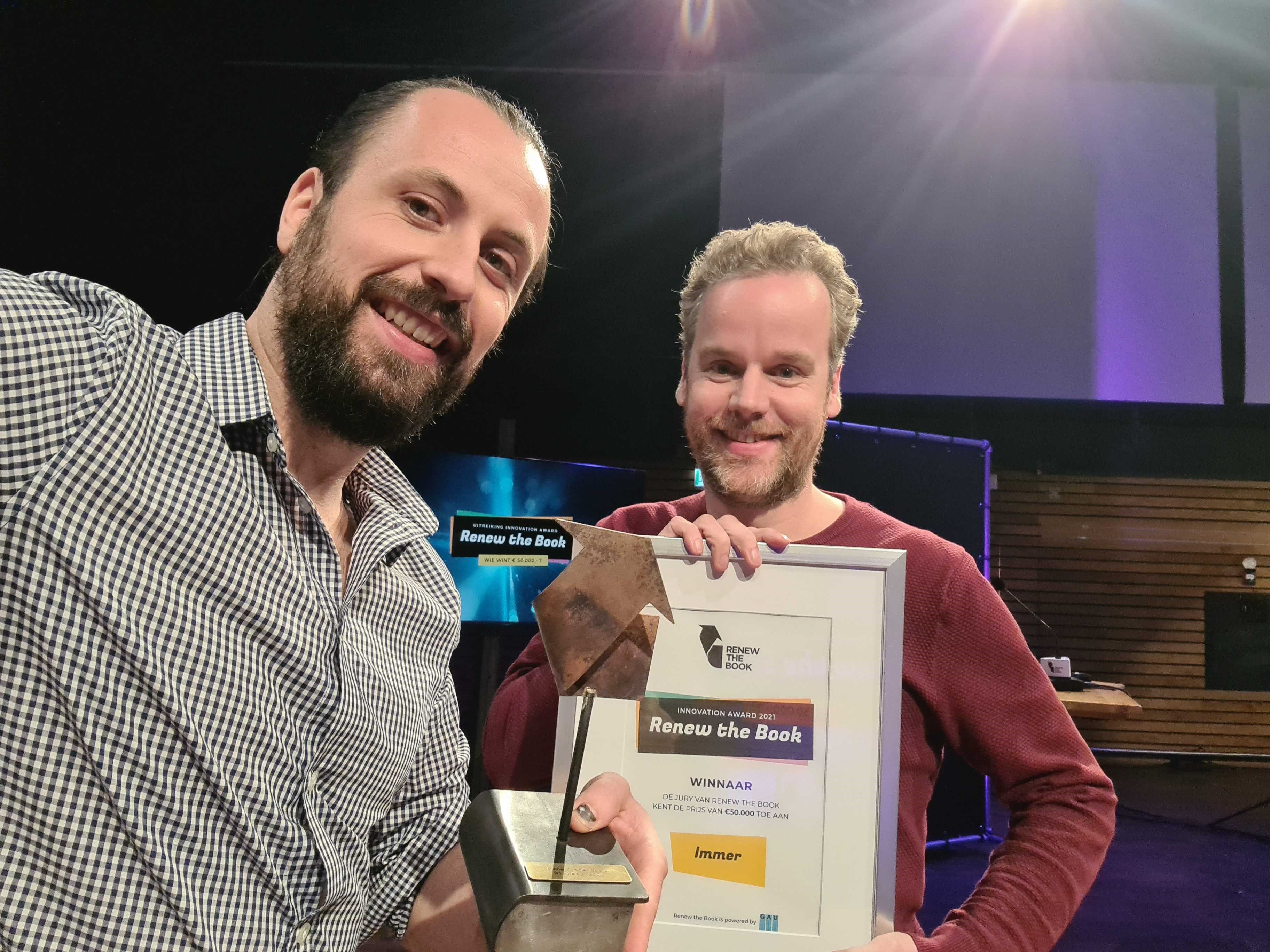 Immer wint Renew the Book Innovation Award